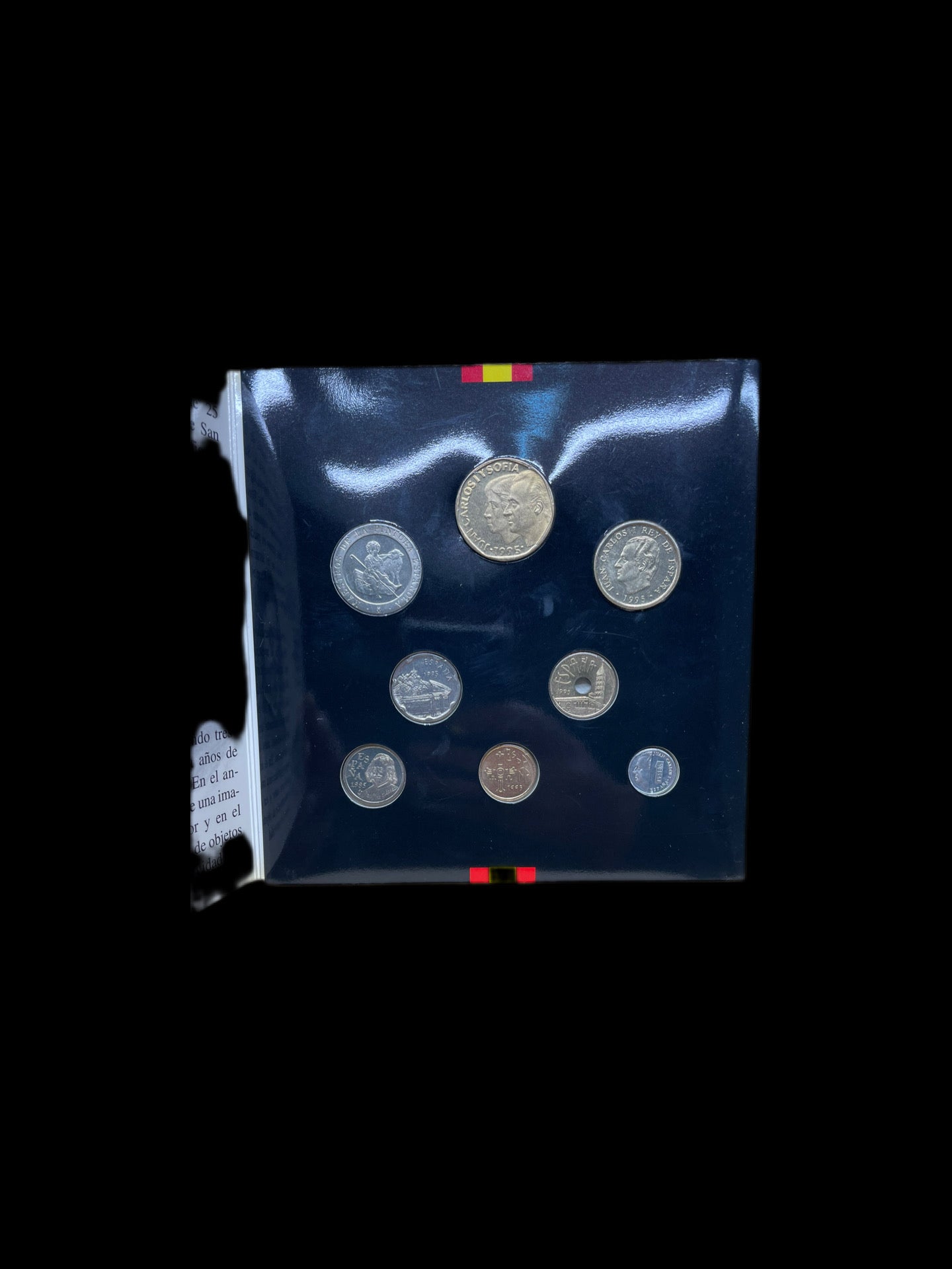 Colección de monedas españoles 1995