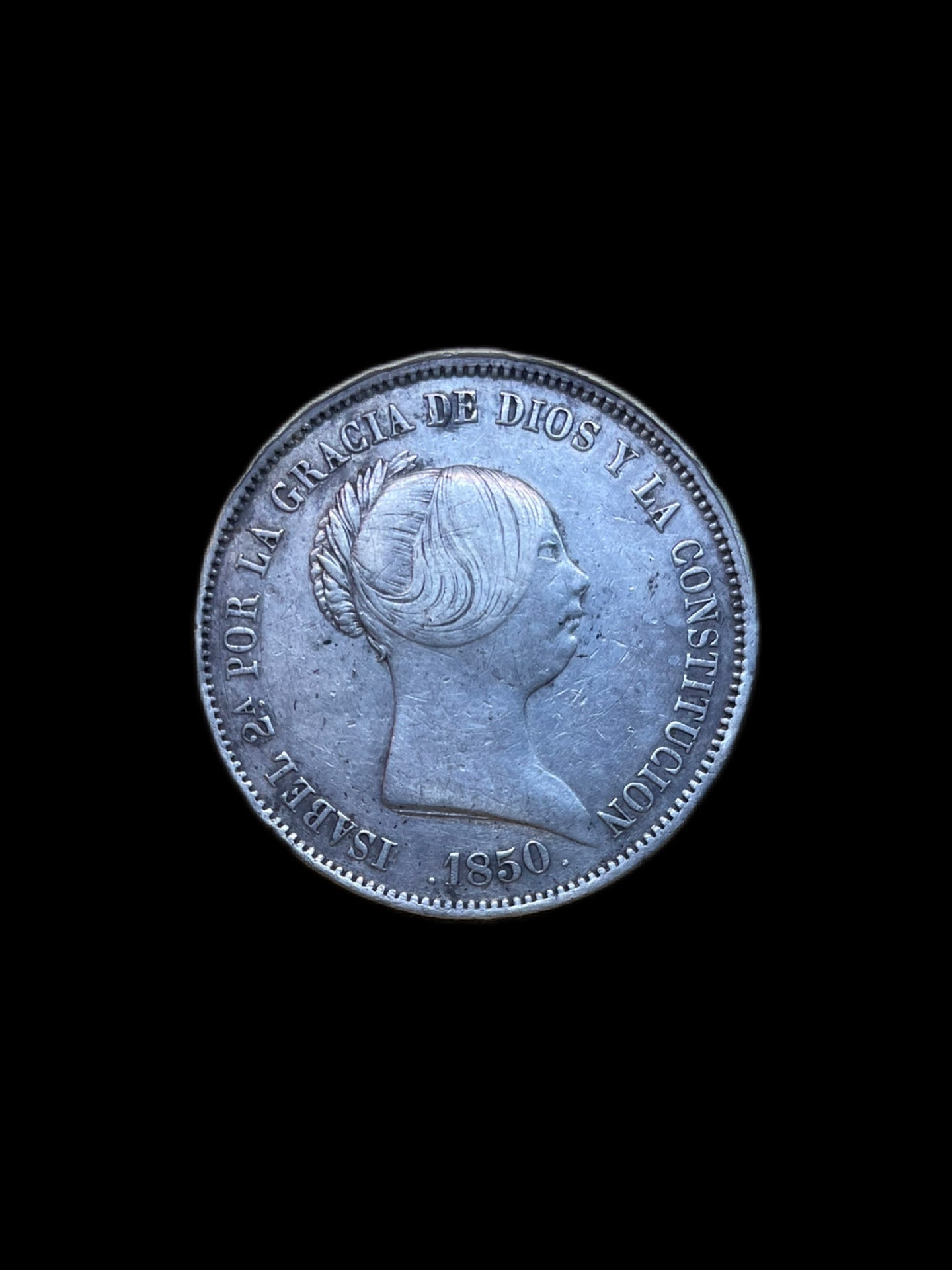 20 Reales Isabel II Madrid