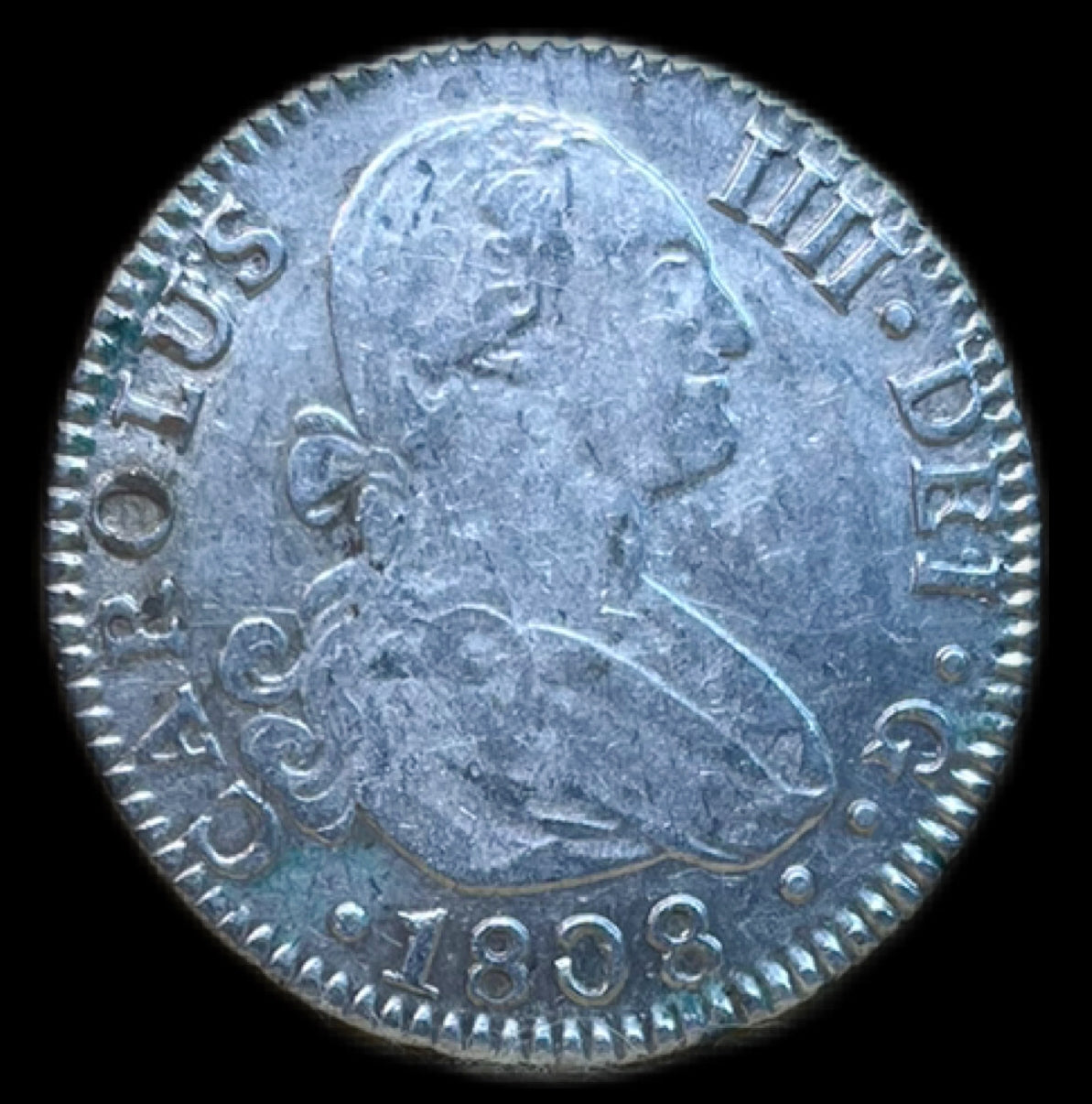 2 Reales Carlos IV Sevilla