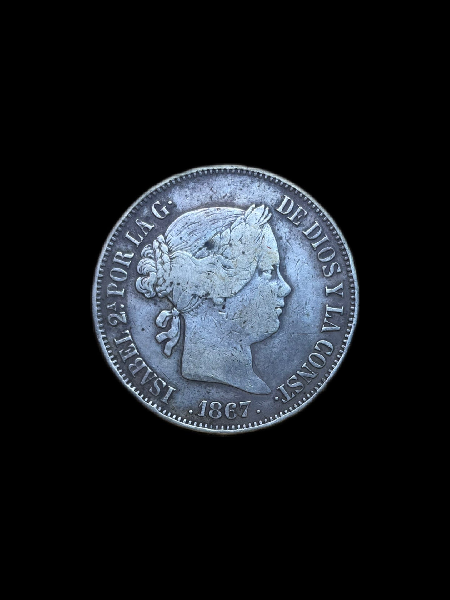 2 Escudos Isabel II Madrid