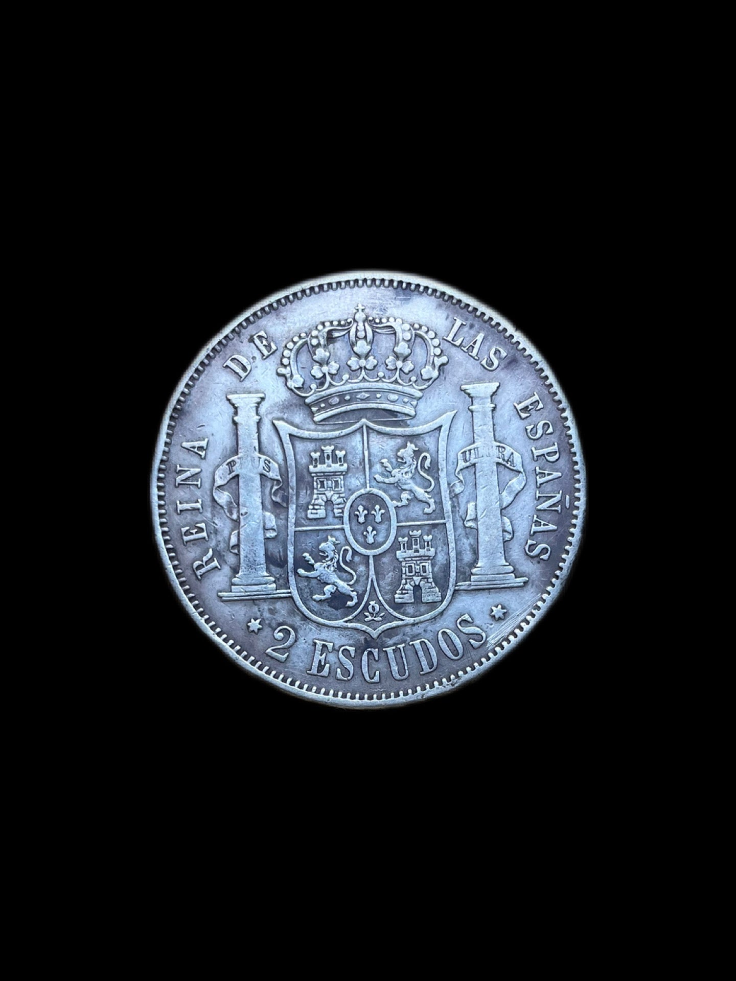 2 Escudos Isabel II Madrid