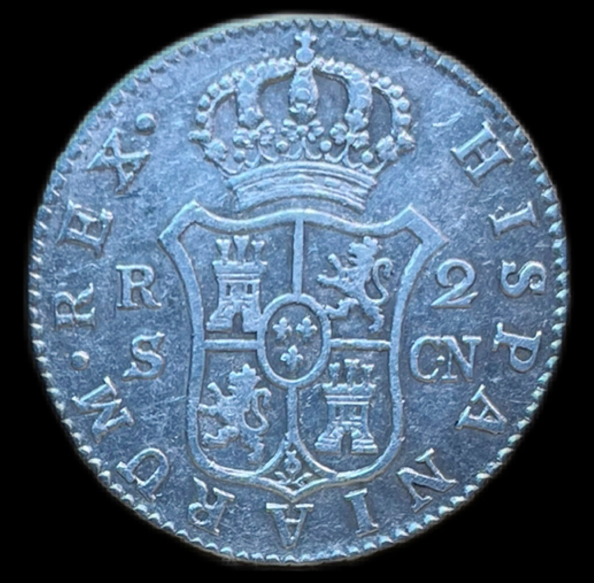 2 Reales Carlos IV Sevilla