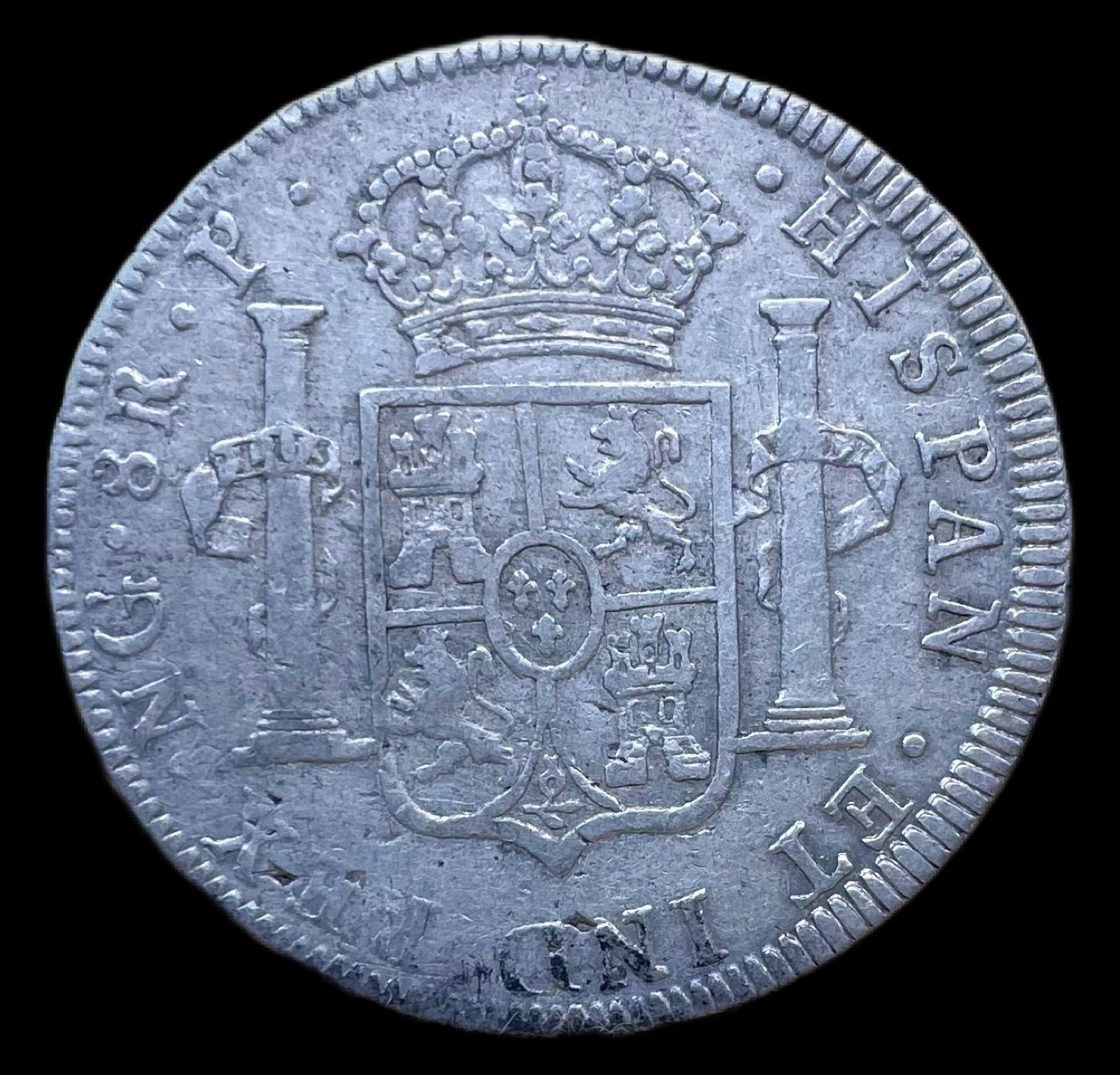 8 Reales Carlos III Nueva Guatemala