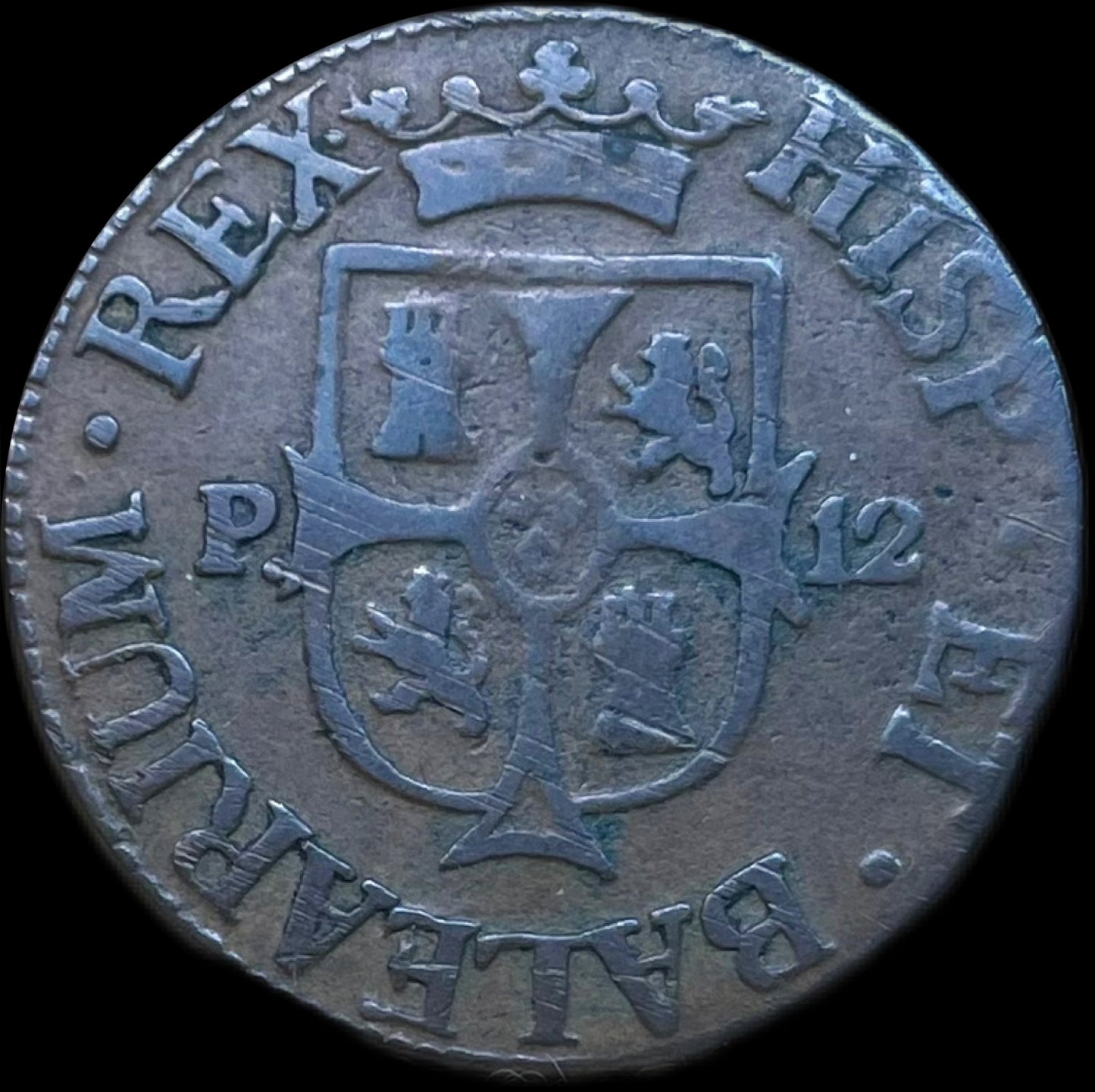 12 Dineros Fernando VII Mallorca
