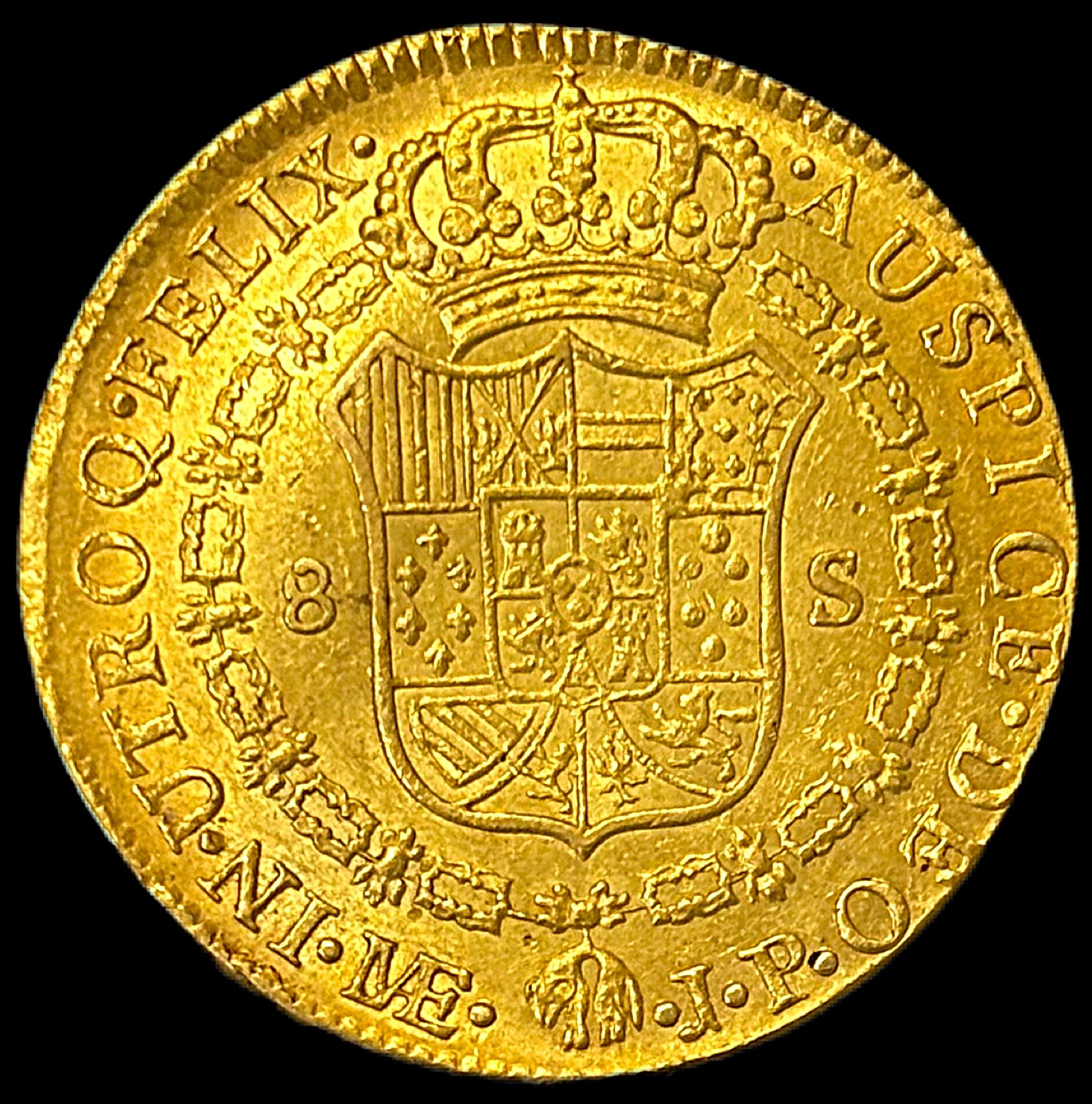 8 Escudos Carlos IV Lima