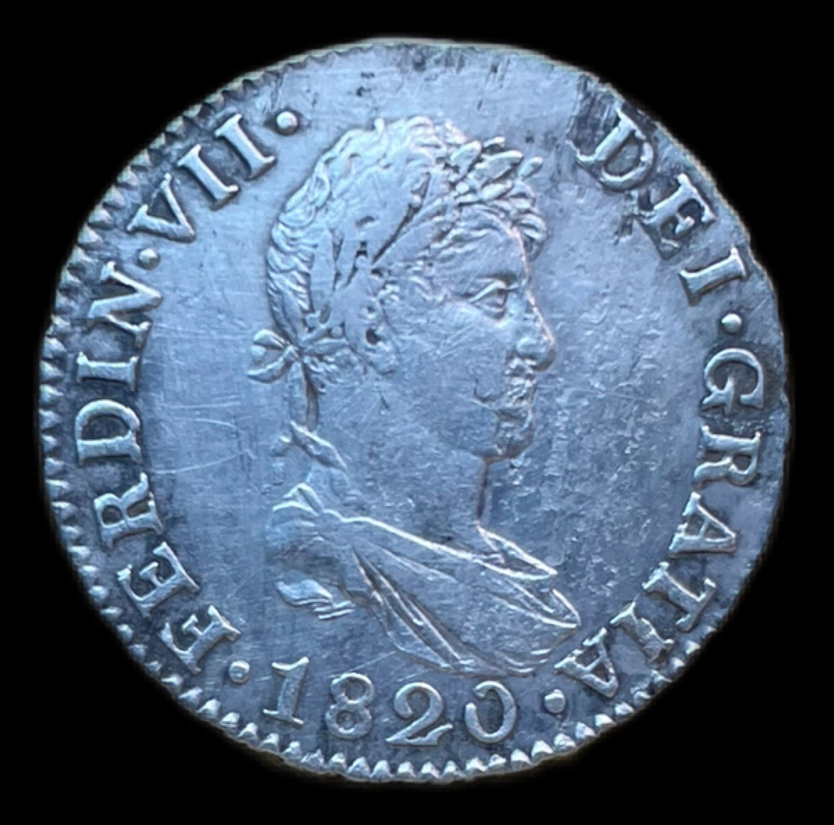 2 Reales Fernando VII Sevilla