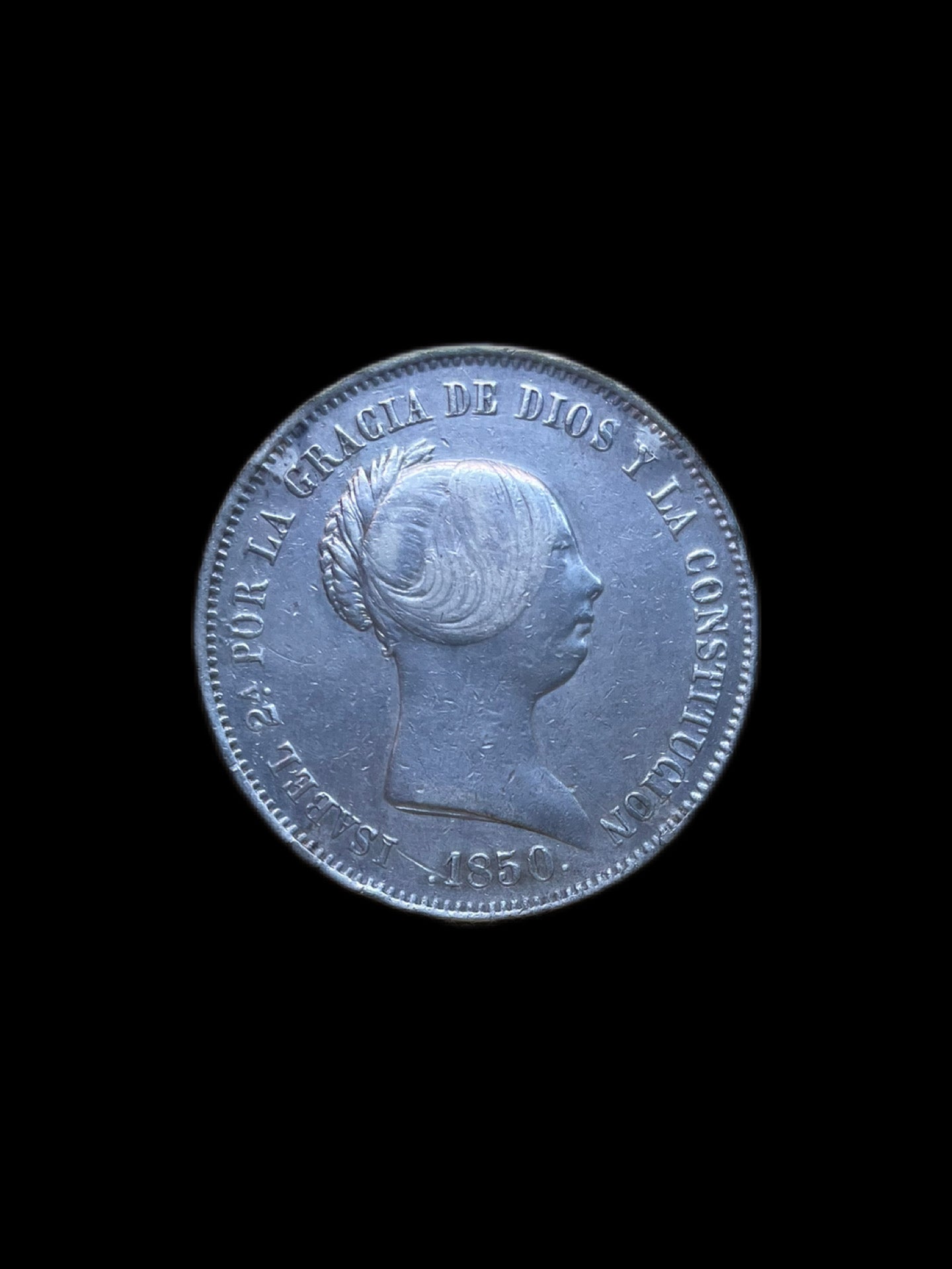 20 Reales Isabel II Madrid