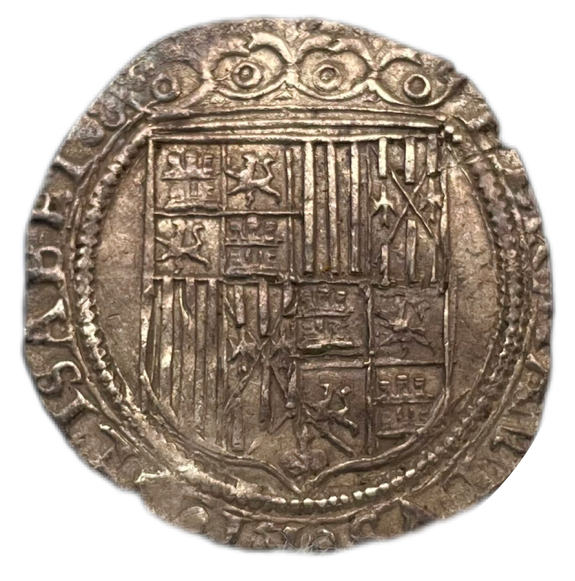 1 Real Reyes Católicos sin ceca