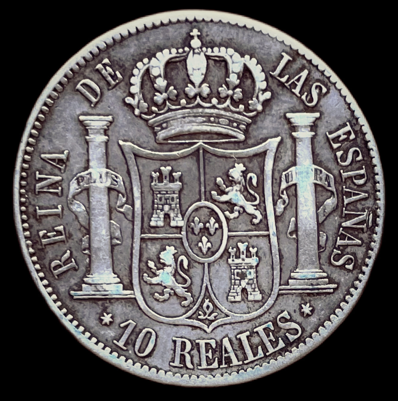 10 Reales Isabel II Madrid