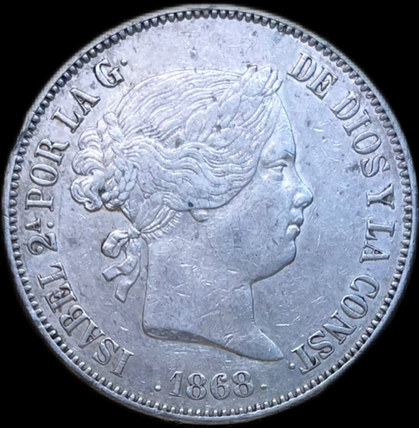 2 Escudos Isabel II Madrid