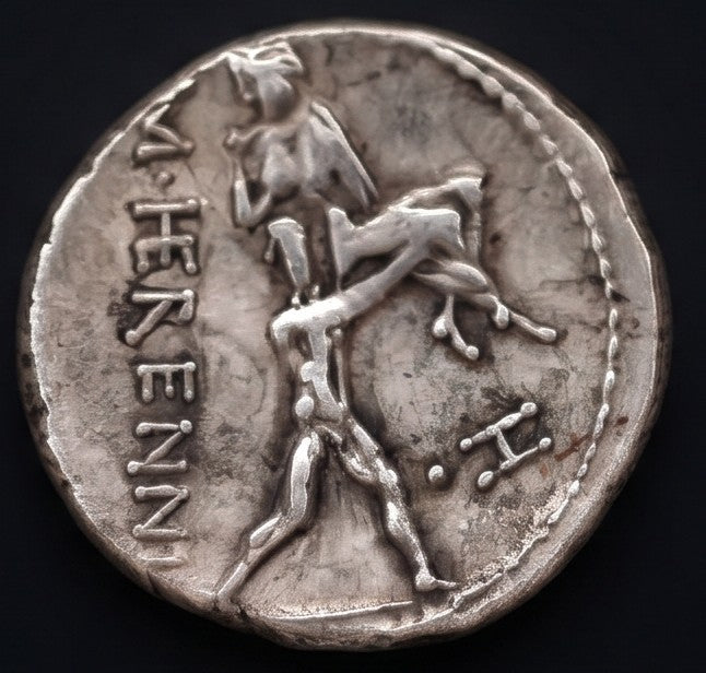 Denario Gens Erennia Roma