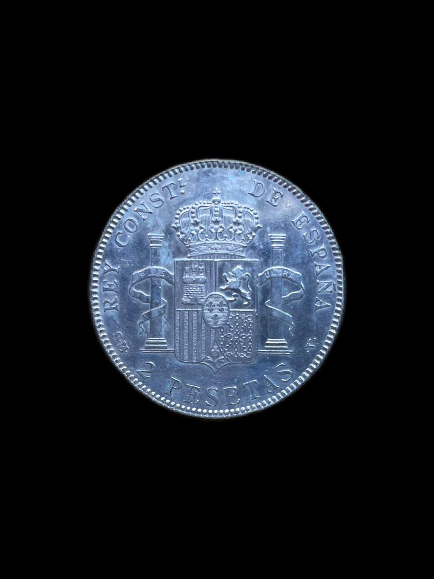 2 Pesetas Alfonso XIII Madrid