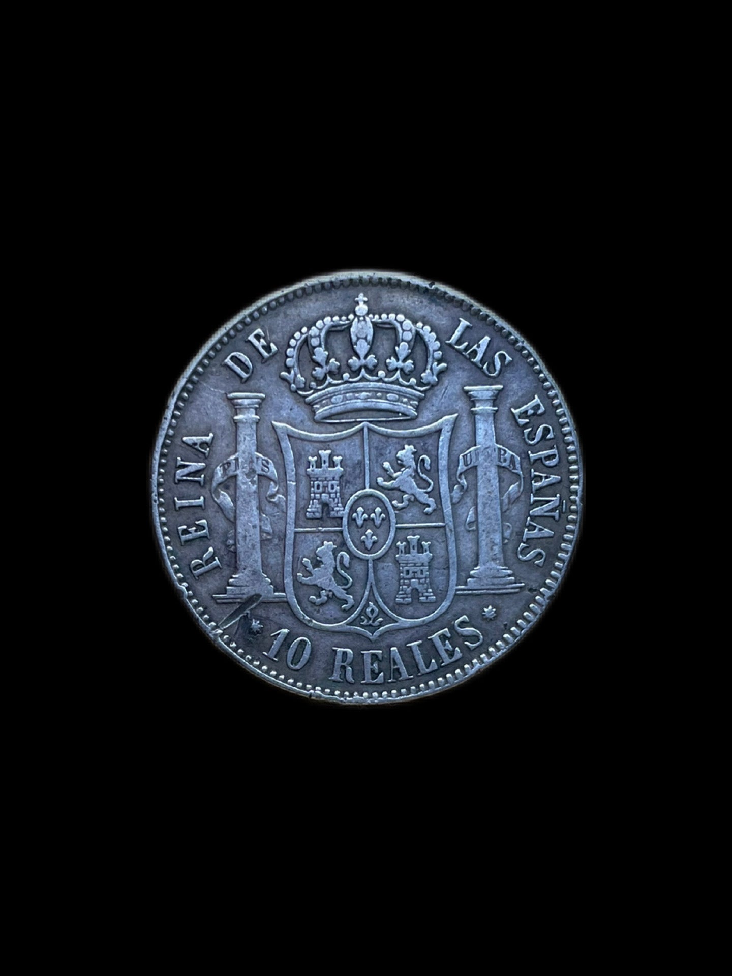 2 Escudos Isabel II Barcelona