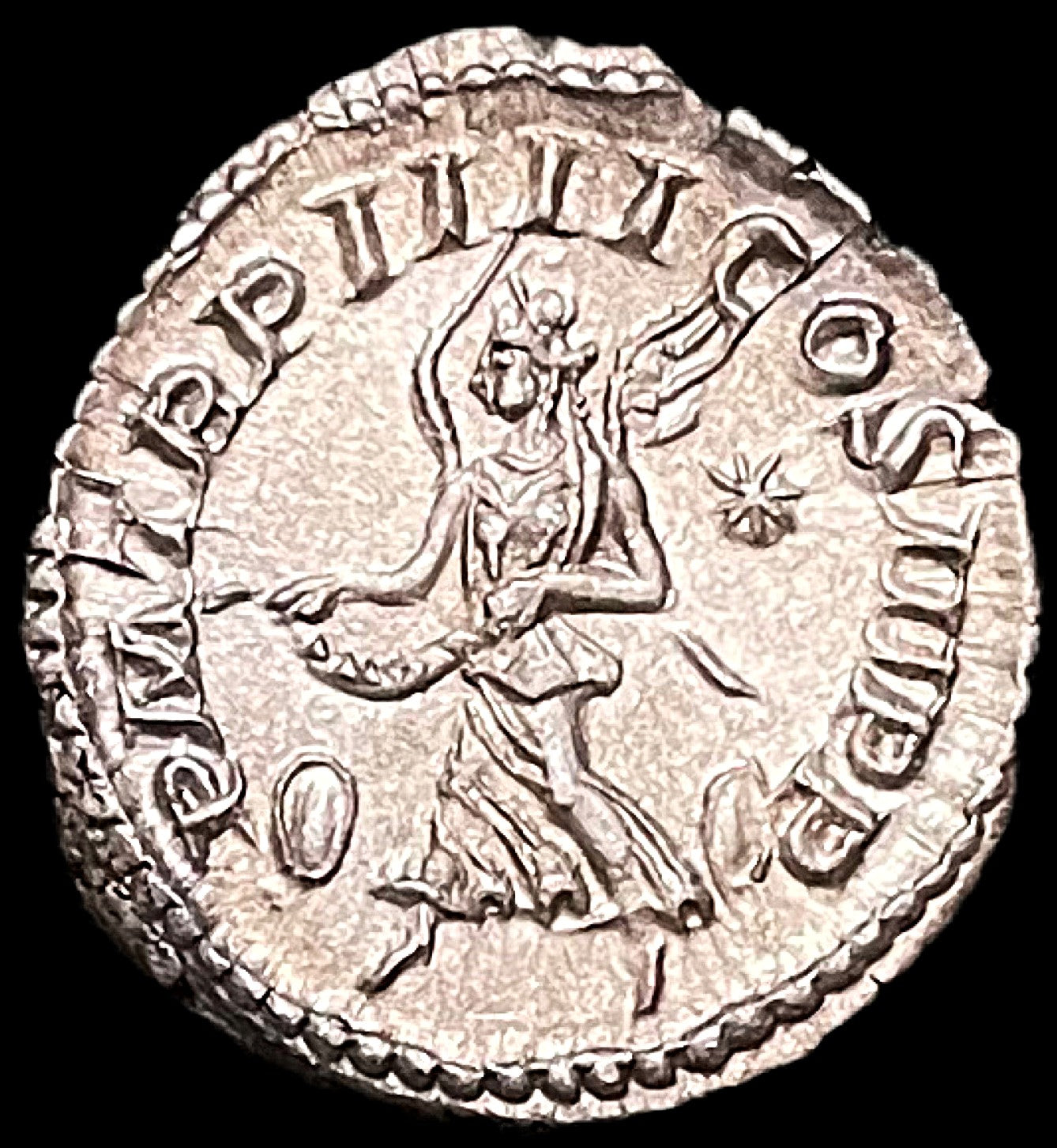 Denario Heliogábalo Roma