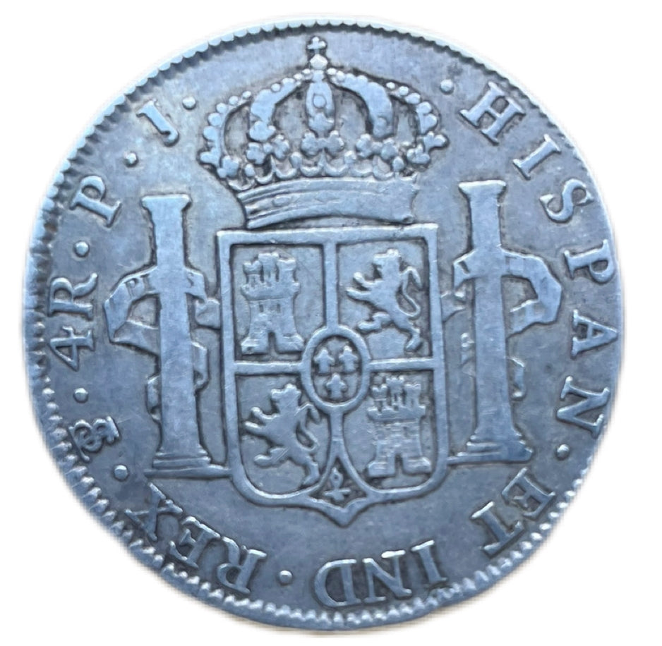 4 Reales Fernando VII Potosí