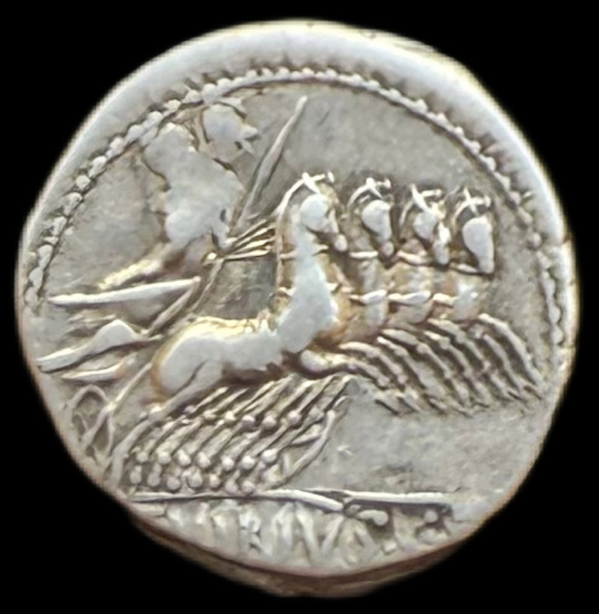 Denario republicano Vibia