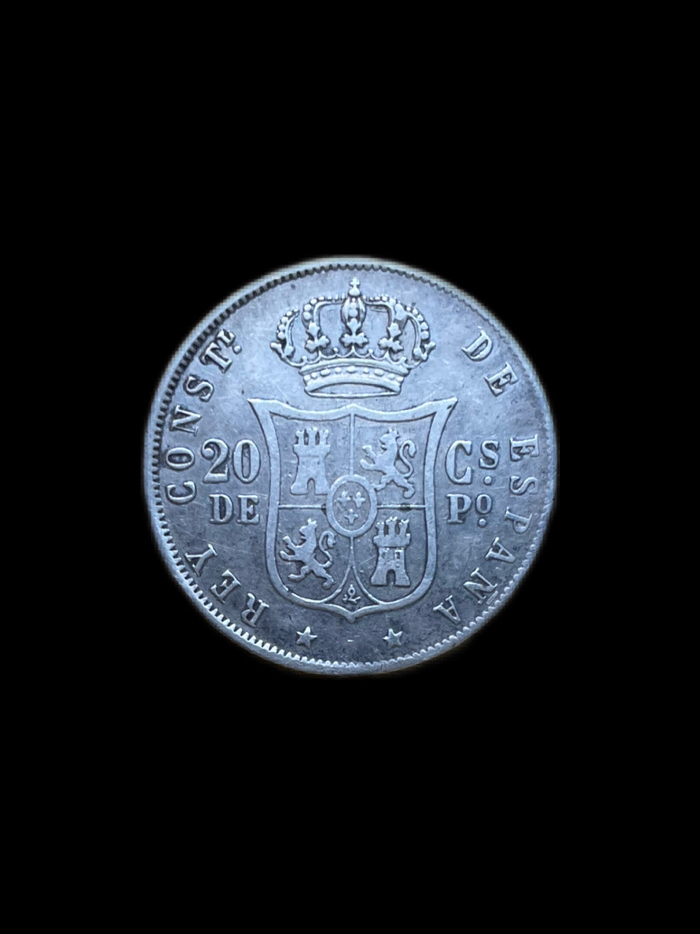 20 Centavos de peso Alfonso XII