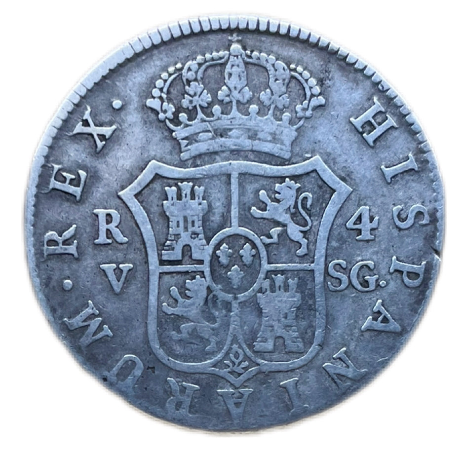 4 Reales Fernando VII Valencia