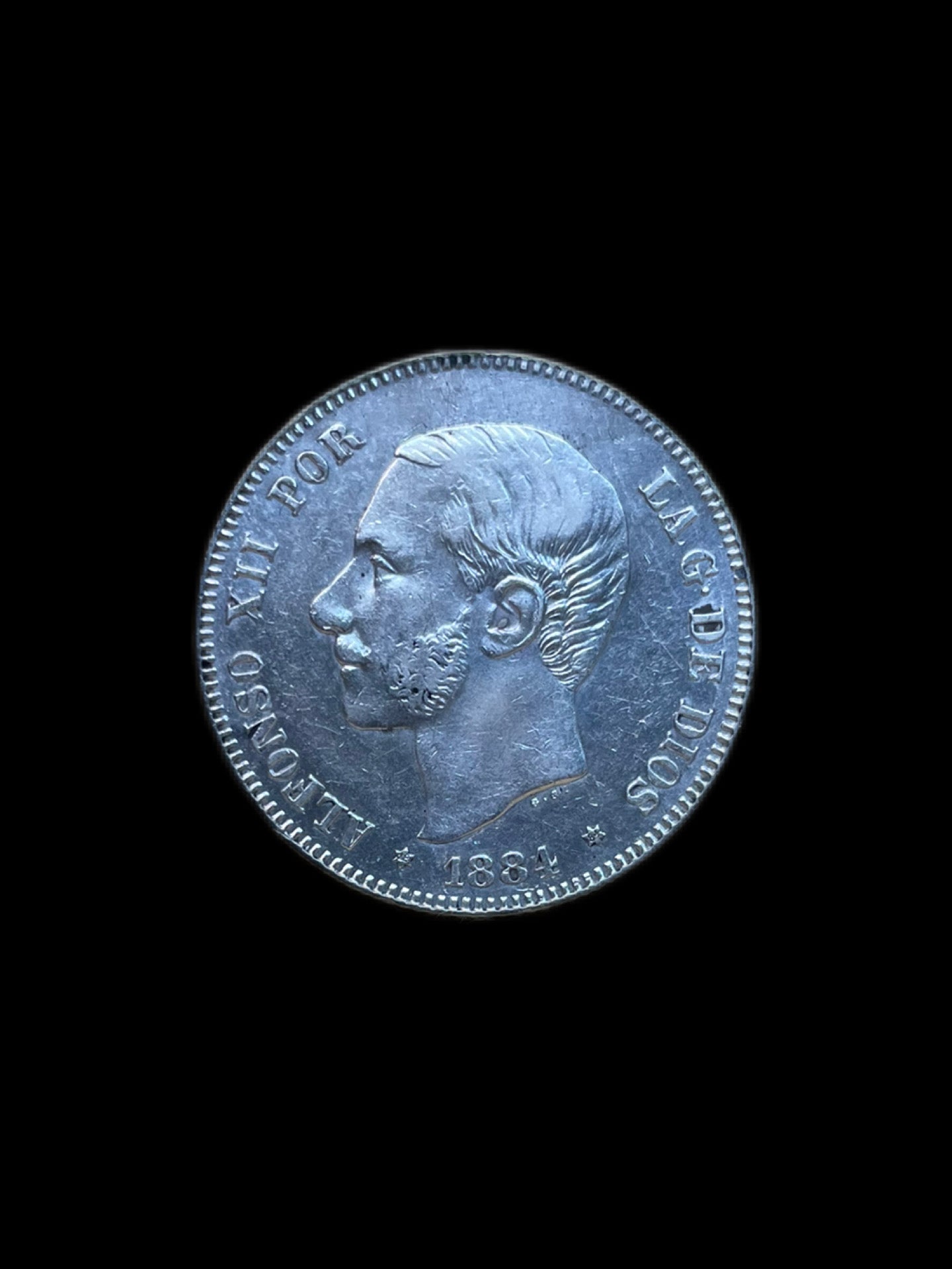 2 Pesetas Alfonso XII Madrid