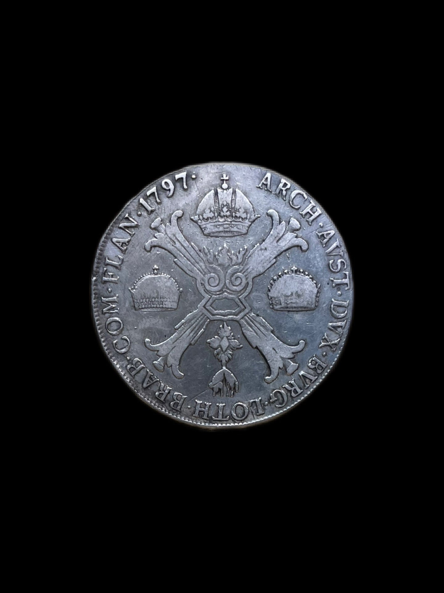 1 Kronenthaler Francisco II Países Bajos Austriacos
