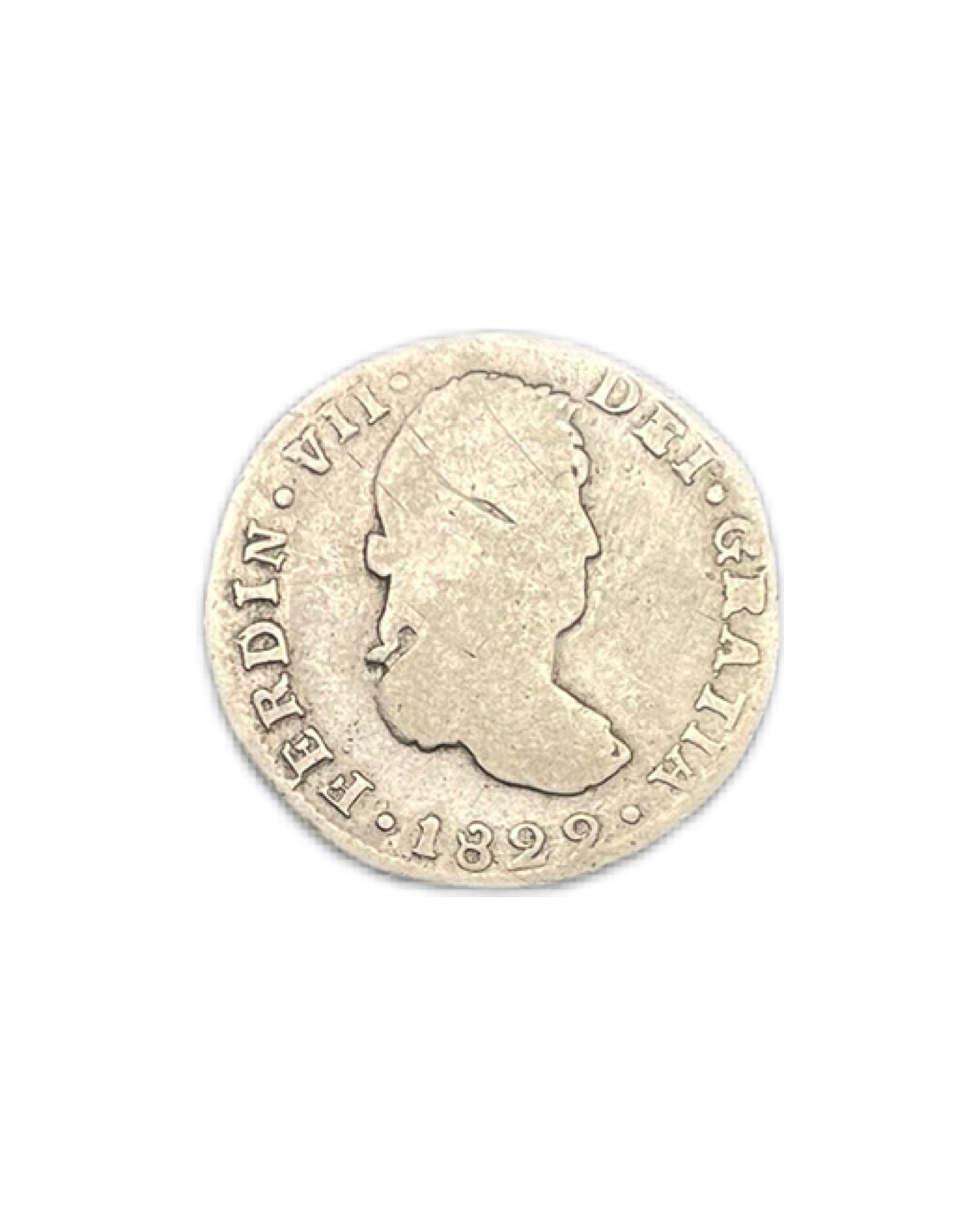 2 Reales Fernando VII Guanajuato
