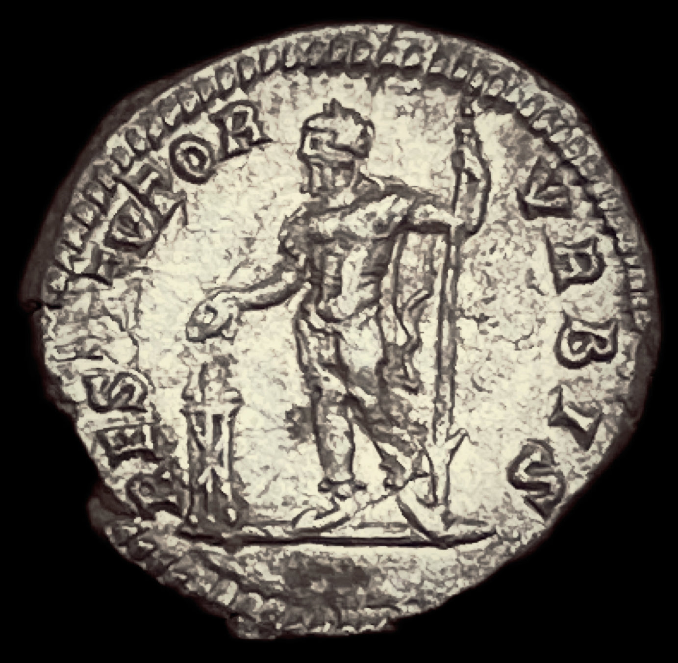 Denario imperial Septimio Severo