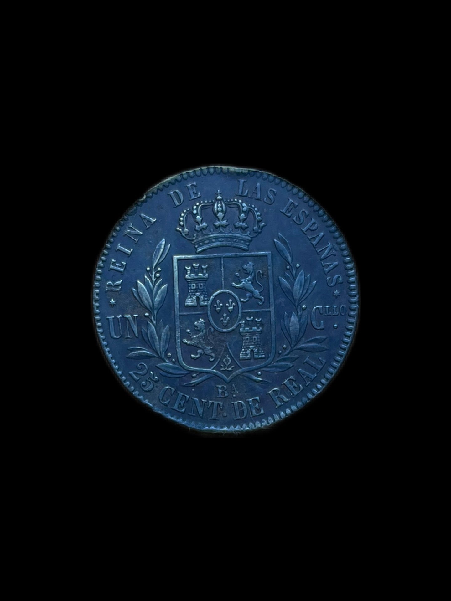 25 ctms de real Isabel II Barcelona