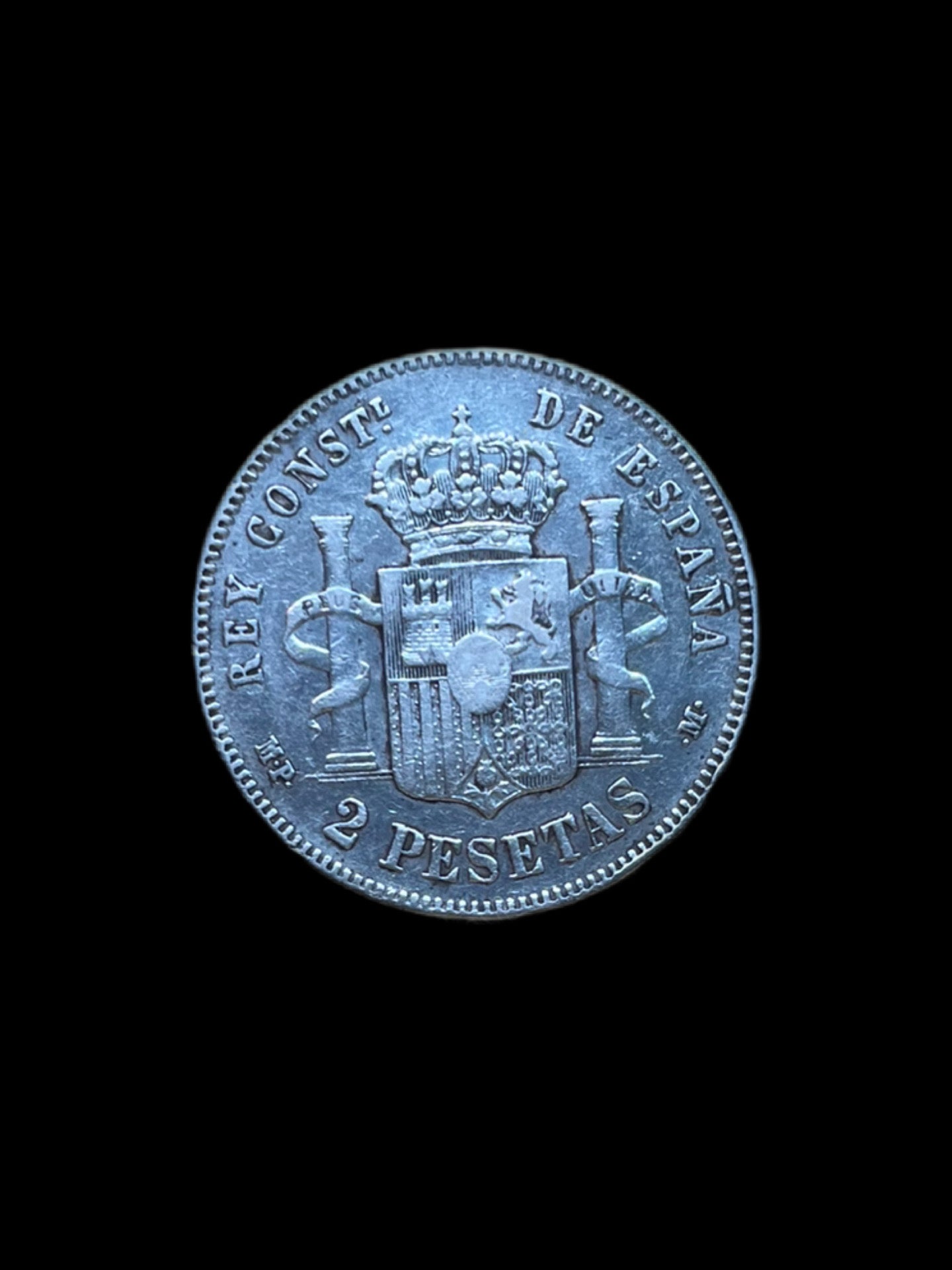 2 Pesetas Alfonso XIII Madrid