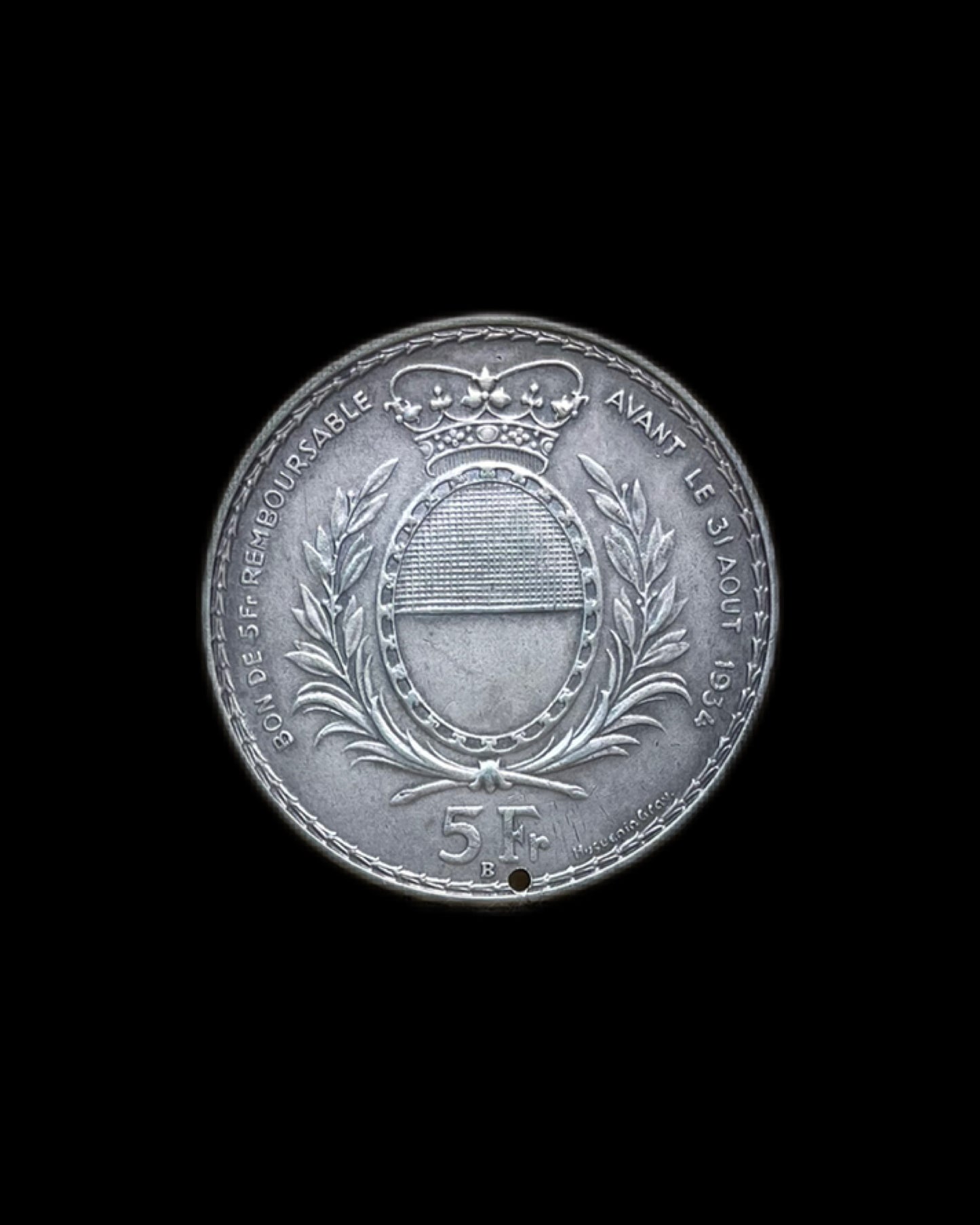 5 Francos Suiza 1934