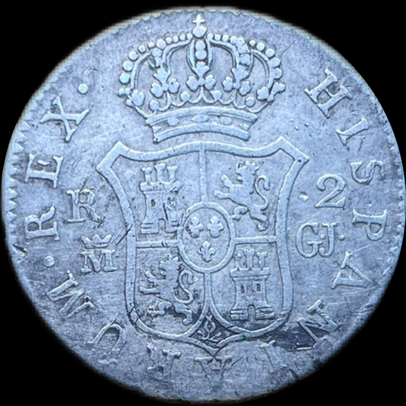 2 Reales Fernando VII Madrid