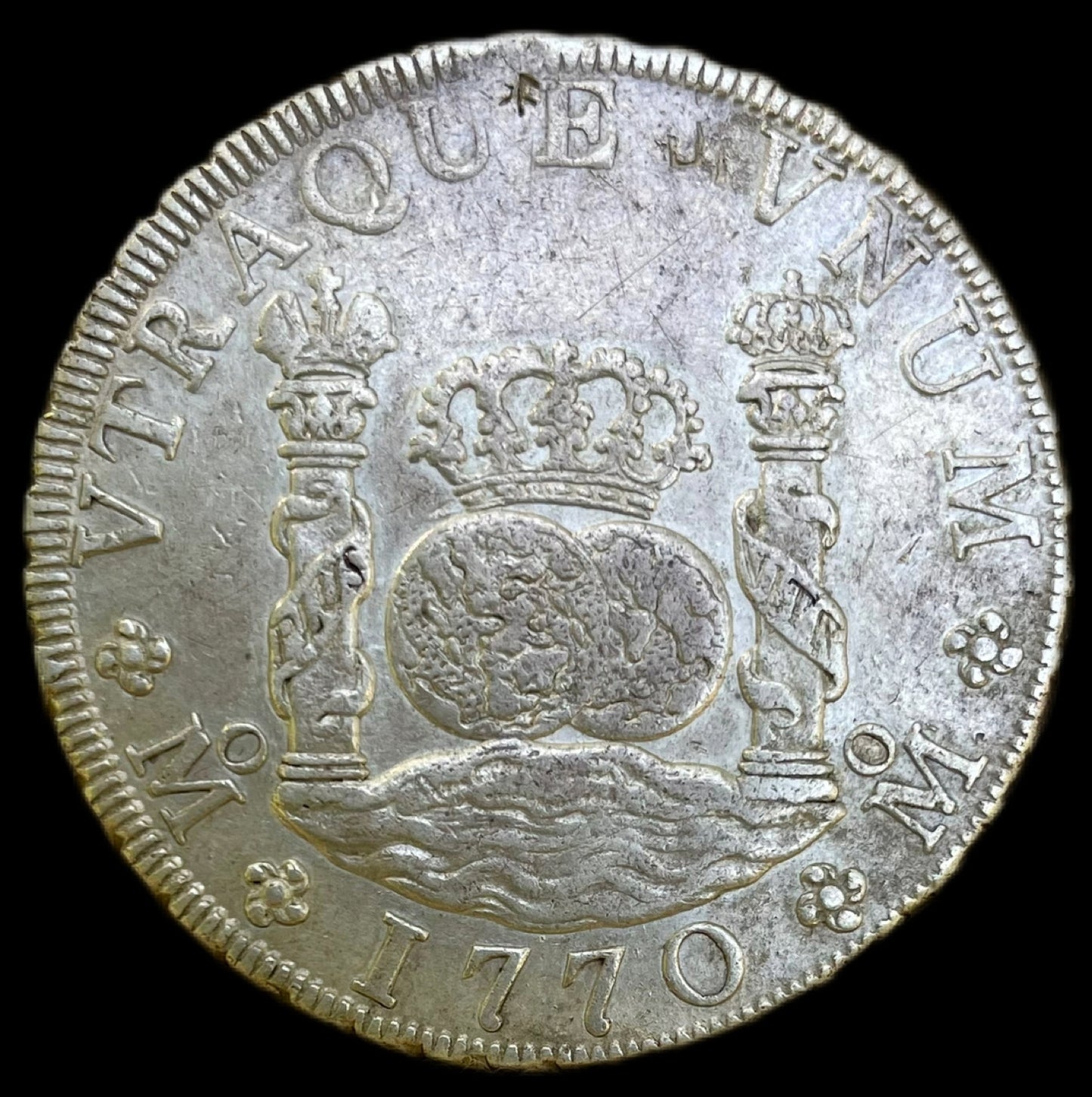 8 Reales columnarios Carlos III México
