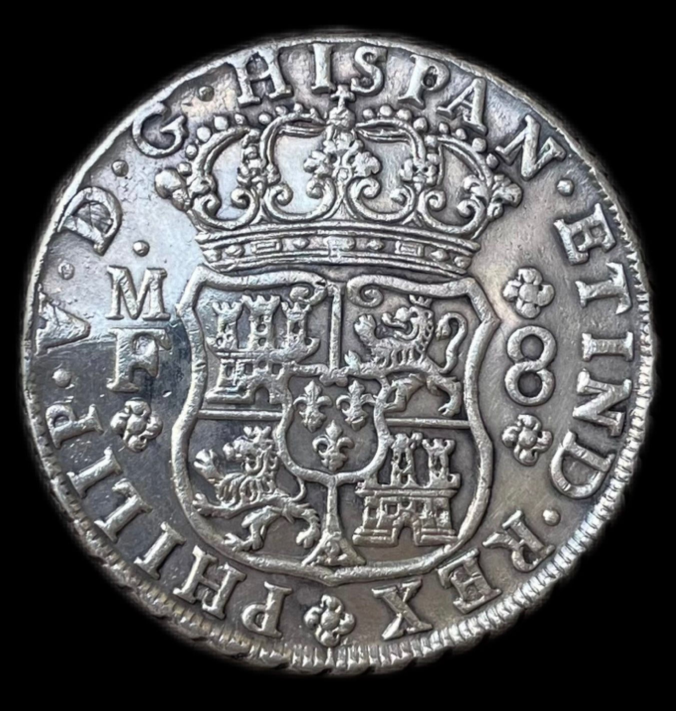 8 Reales Felipe V México
