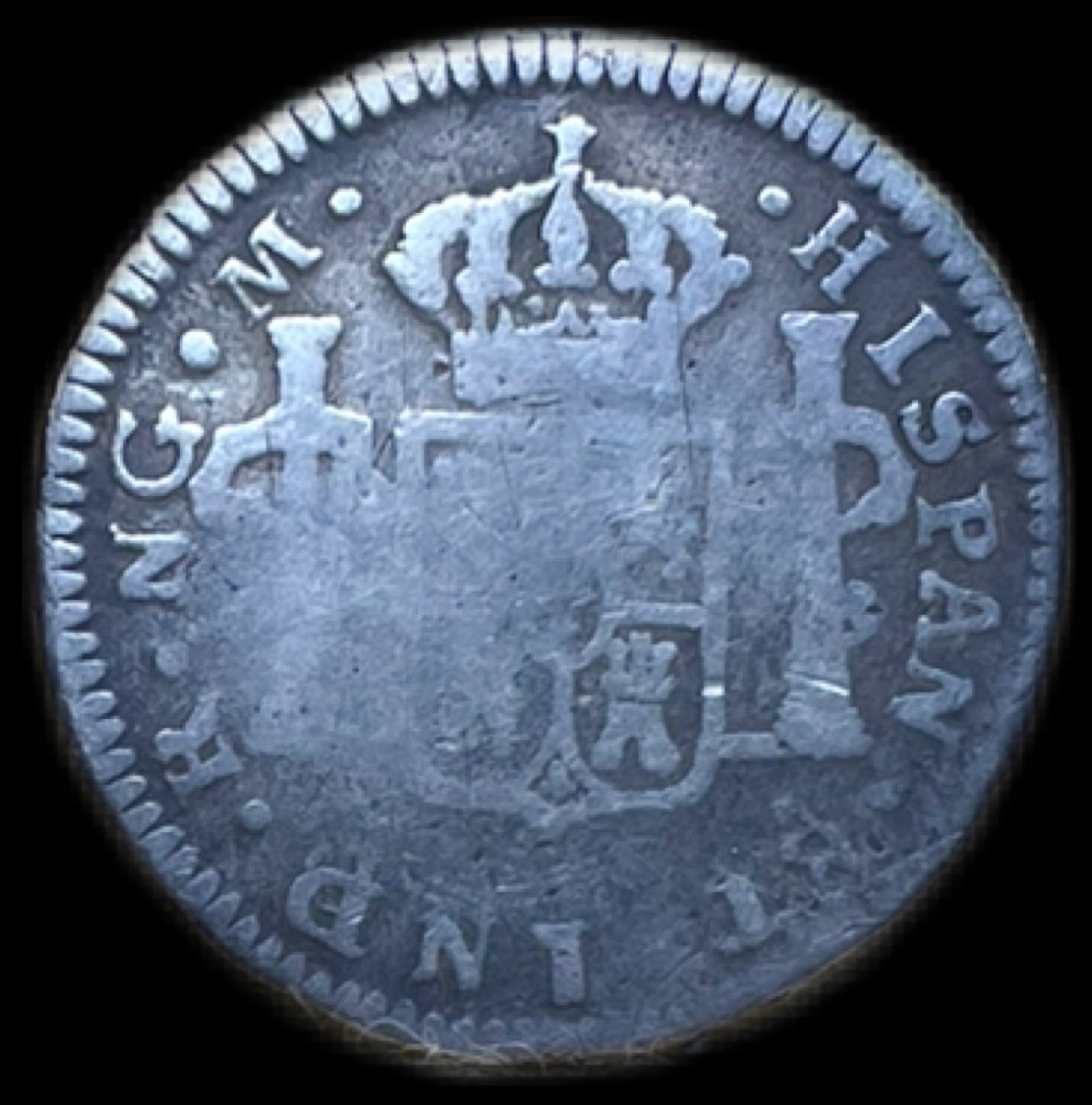 1 Real Carlos IV Nueva Guatemala