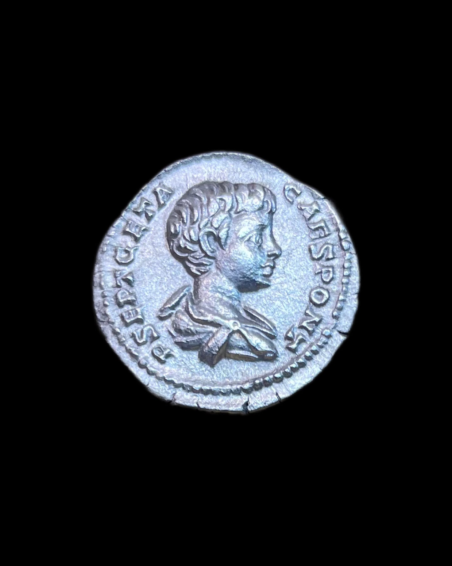Denario Geta alto imperio