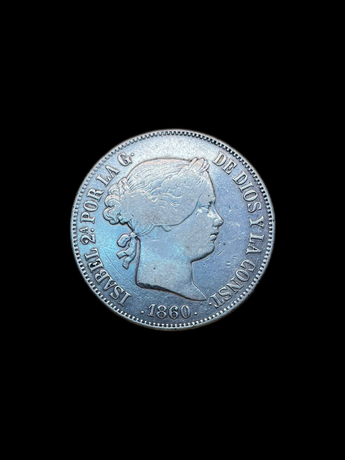 20 Reales Isabel II Madrid