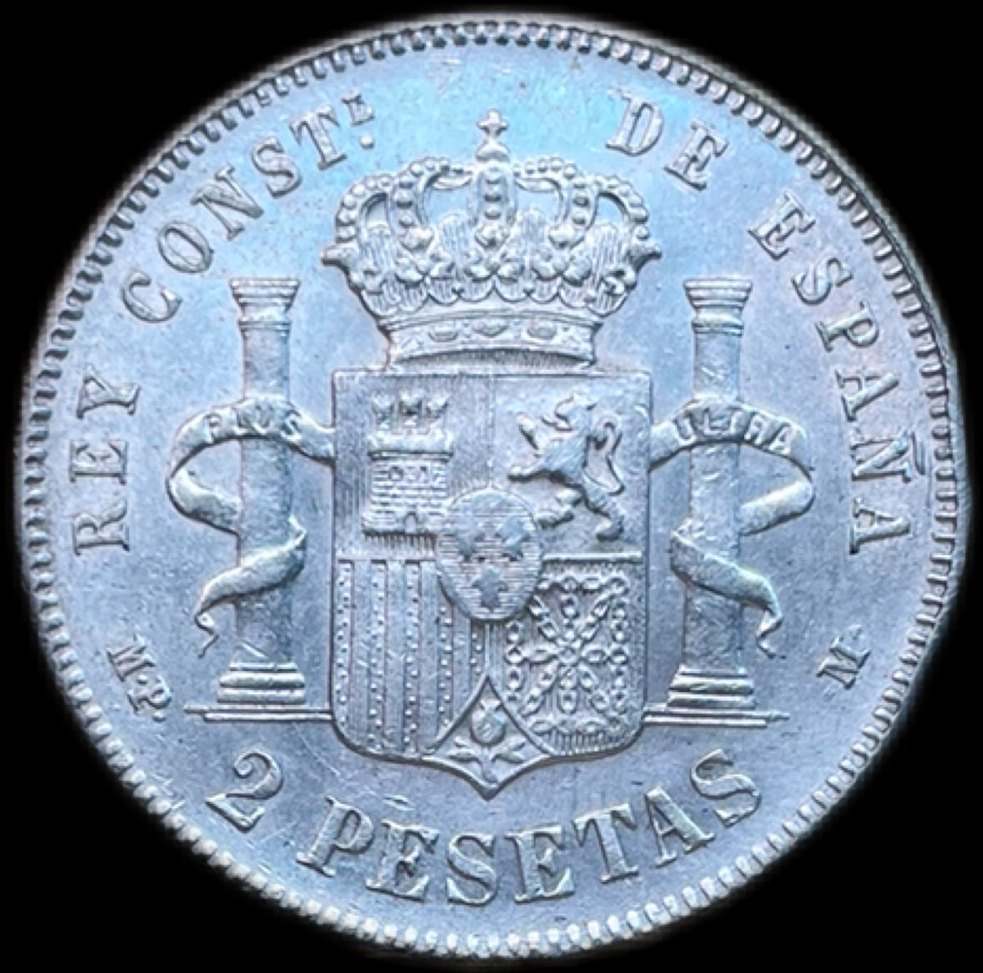 2 Pesetas Alfonso XIII Madrid