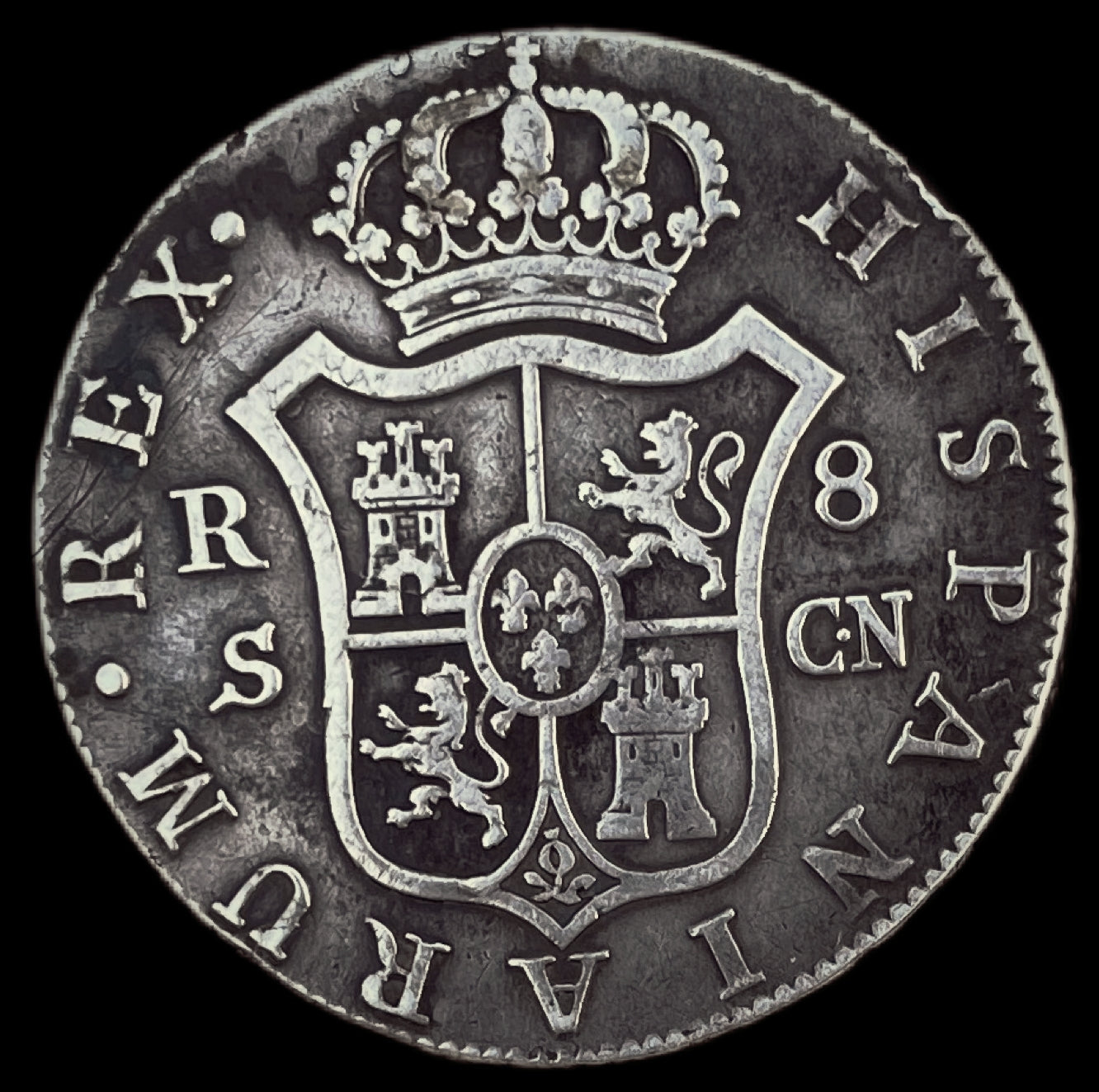8 Reales Carlos IV Sevilla