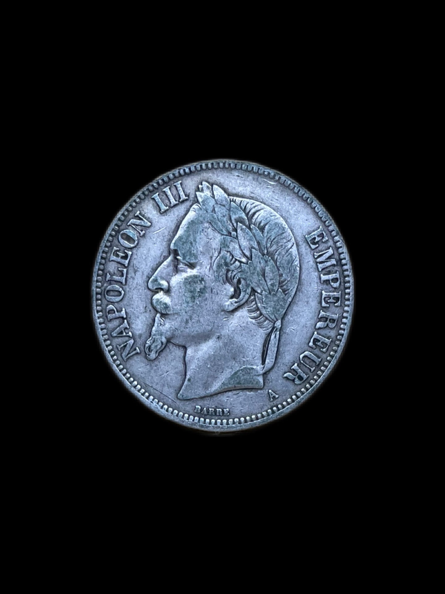 5 Francos franceses Napoleón III