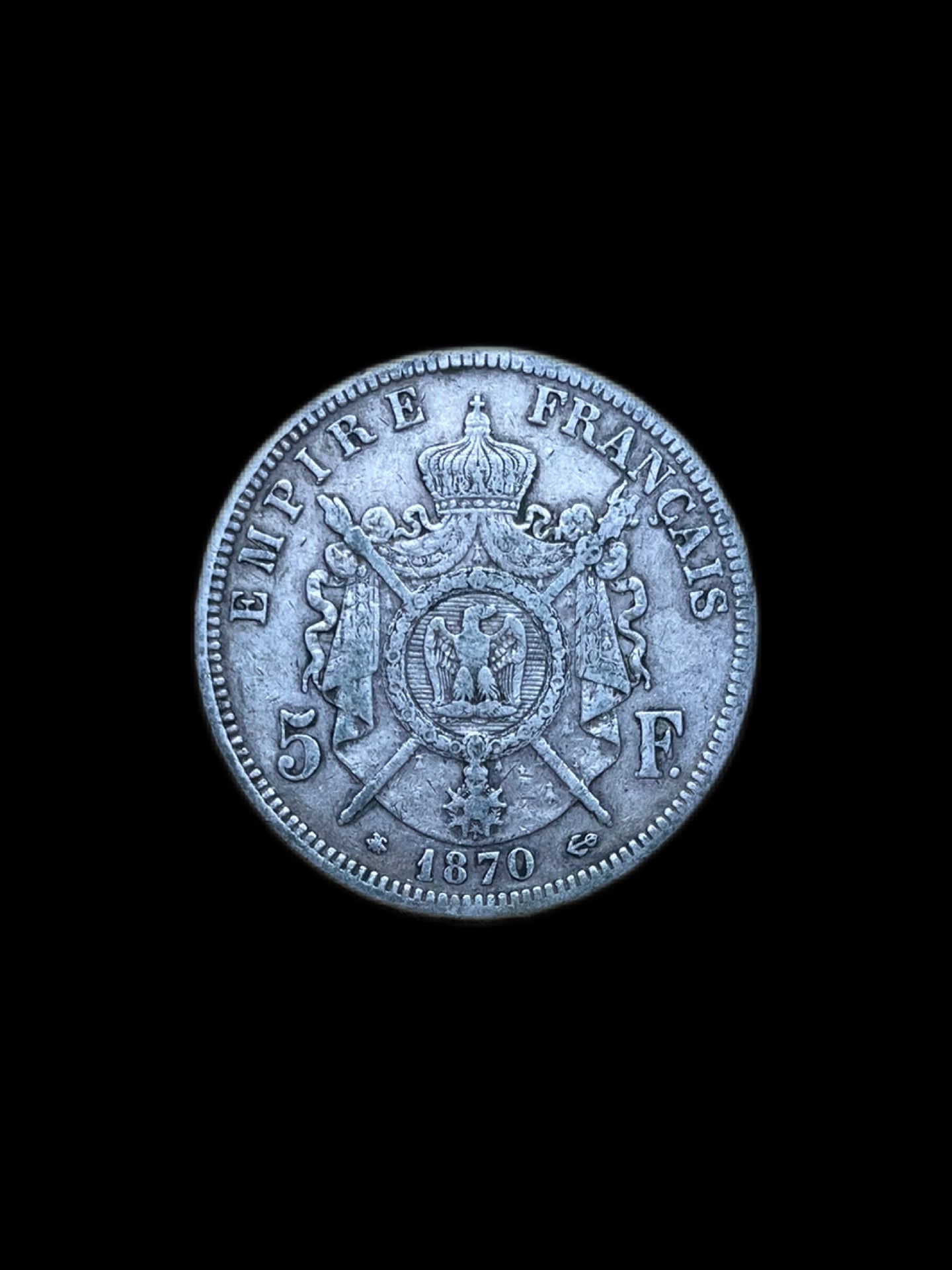 5 Francos franceses Napoleón III