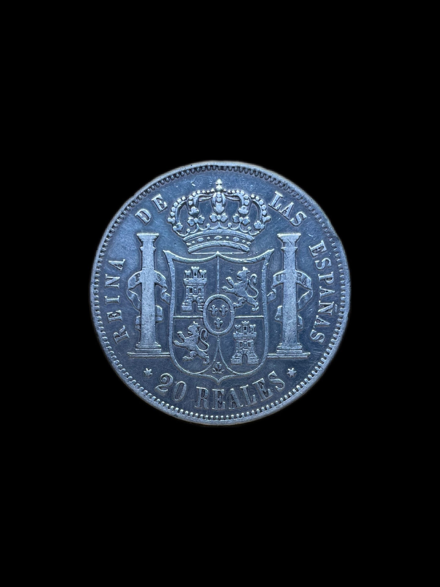 20 Reales Isabel II Madrid