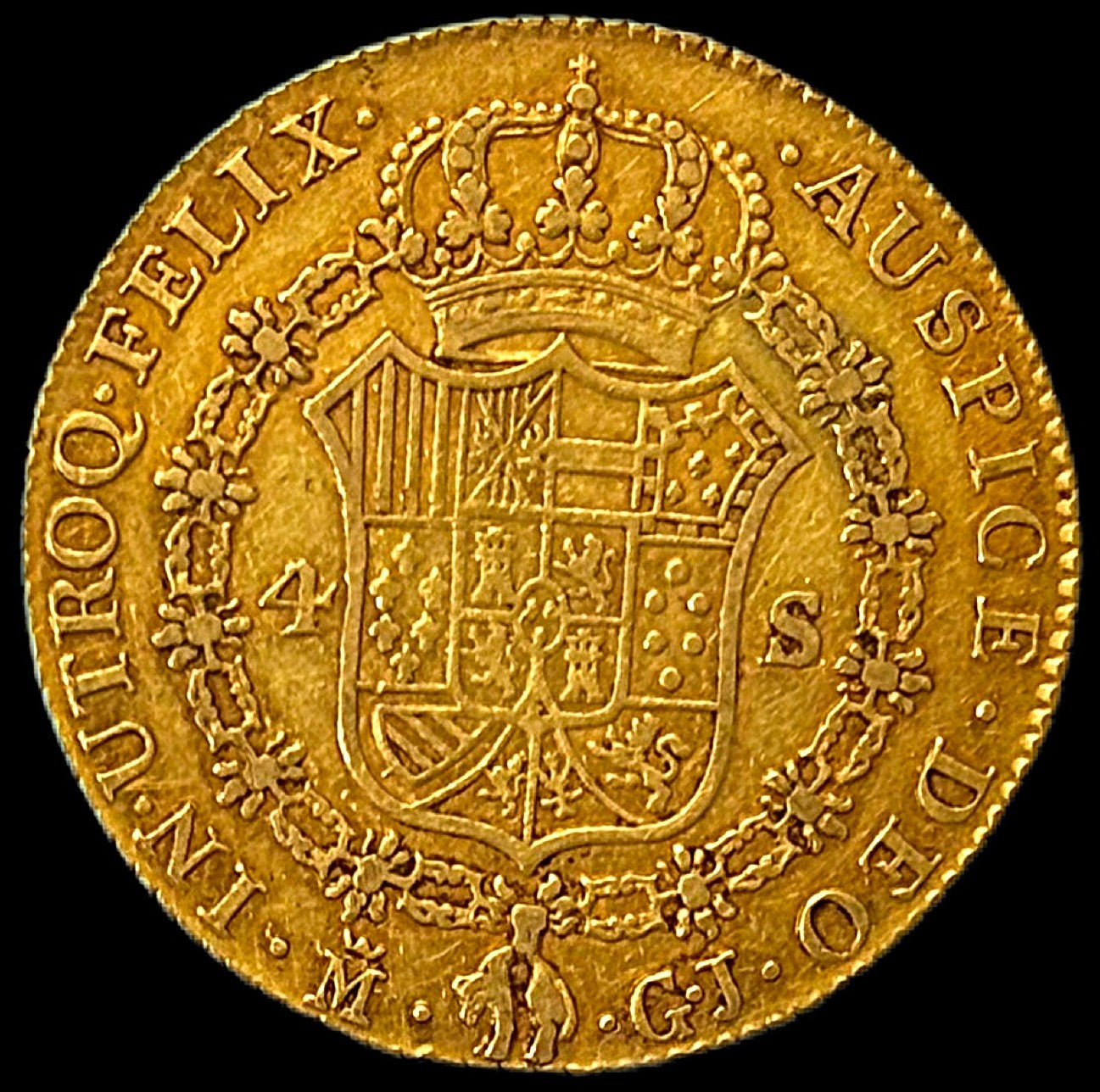4 Escudos Fernando VII Madrid