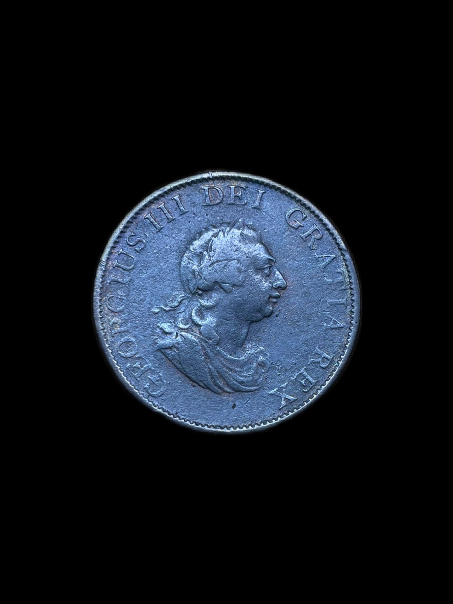 Reino Unido Georgius III 1/2 Peny