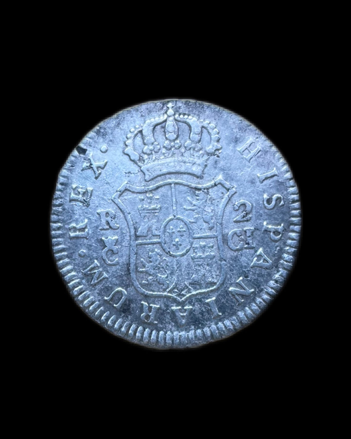 2 Reales Fernando VII Cadiz