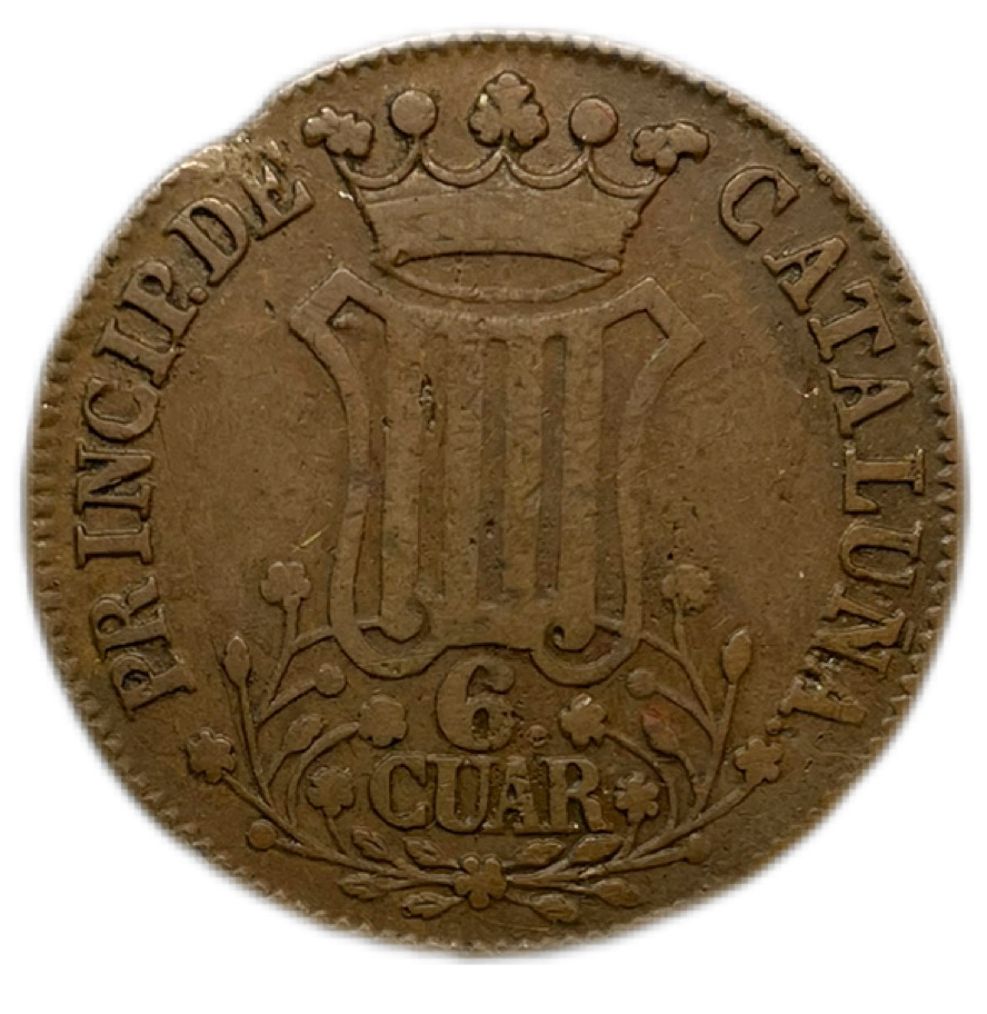 6 Cuartos Isabel II Cataluña