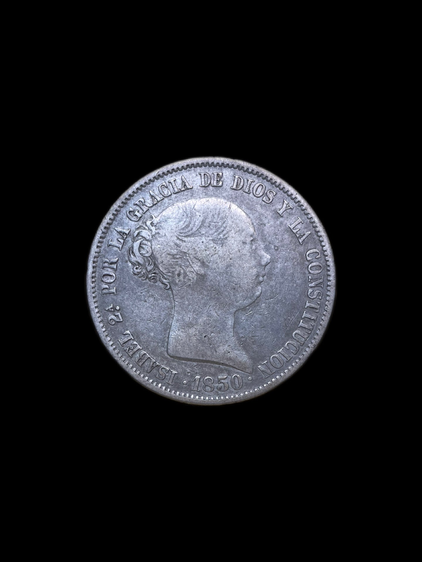 20 Reales Isabel II Madrid