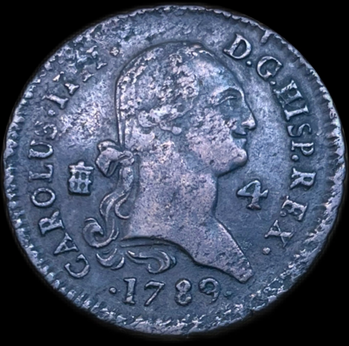 4 Maravedís Carlos IV Segovia
