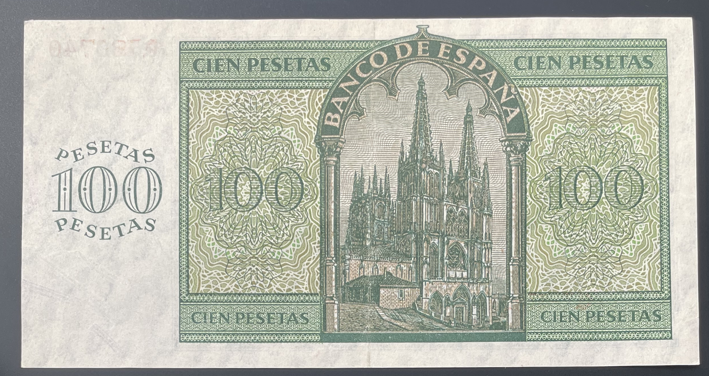 Billete 100 pesetas 21 de noviembre 1936