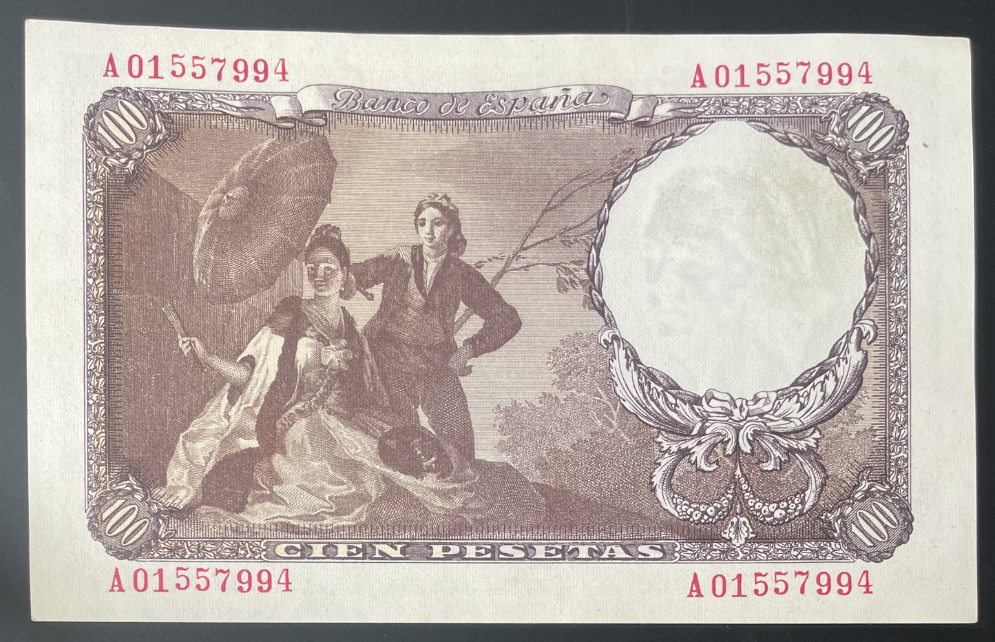 Billete 100 pesetas 19 de febrero 1946