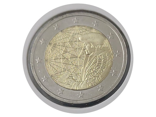 Moneda 2€ Conmemorativa Letonia 2022 "Erasmus"