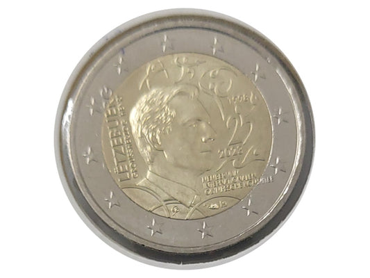 Moneda 2€ Conmemorativa Luxemburgo 2023 "25 Aniversario de la Admisión del Gran Duque Enrique como miembro del Comité Olímpico Internacional"